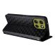 Чохол Deexe Rhombus Book для Motorola Moto G86 - Black (383318B). Фото 5 з 10