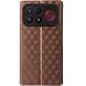 Чехол Deexe Rhombus Book для Xiaomi Poco F9 Ultra - Brown (430113Z). Фото 8 из 10