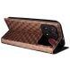 Чехол Deexe Rhombus Book для Xiaomi Poco F9 Ultra - Brown (430113Z). Фото 5 из 10