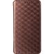 Чехол Deexe Rhombus Book для Xiaomi Poco F9 Ultra - Brown (430113Z). Фото 7 из 10
