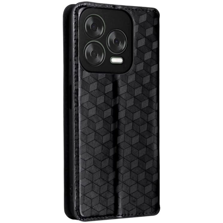 Чехол Deexe Rhombus Book для ZTE Nubia V70 Design - Black: фото 8 из 10