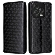 Чохол Deexe Rhombus Book для ZTE Nubia V70 Design - Black: фото 1 з 10