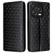 Чехол Deexe Rhombus Book для ZTE Nubia V70 Design - Black (381900B). Фото 1 из 10