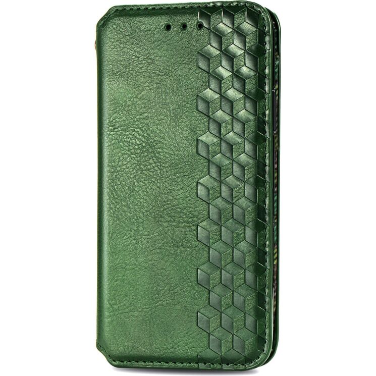 Чохол Deexe Rhombus Wallet для OPPO Reno 15 Pro - Green: фото 4 з 8