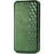 Чехол Deexe Rhombus Wallet для Realme 16 Pro - Green (428031G). Фото 4 из 9