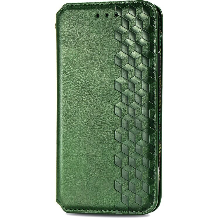 Чехол Deexe Rhombus Wallet для Realme 16 Pro - Green (428031G) Чехол Deexe Rhombus Wallet для Realme 16 Pro - Green: фото 4 из 9