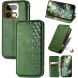 Чехол Deexe Rhombus Wallet для Realme 16 Pro - Green (428031G). Фото 1 из 9
