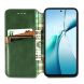 Чехол Deexe Rhombus Wallet для Realme C75 - Green (374332G). Фото 3 из 9