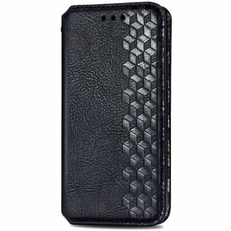 Чехол Deexe Rhombus Wallet для Samsung Galaxy A06 (A065) - Black: фото 4 из 6