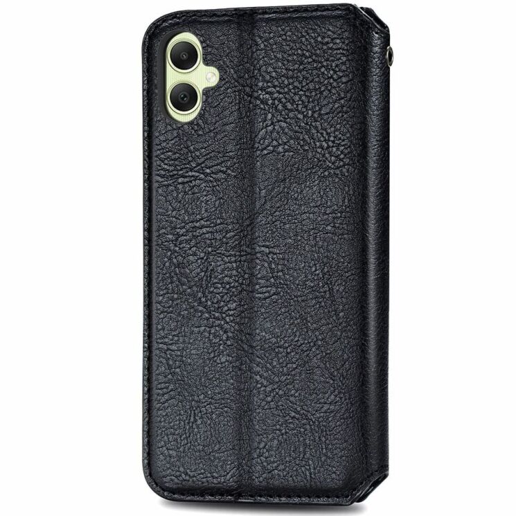 Чехол Deexe Rhombus Wallet для Samsung Galaxy A06 (A065) - Black: фото 5 из 6