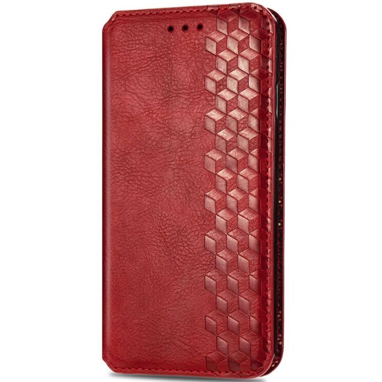 Чехол Deexe Rhombus Wallet для Xiaomi Redmi 12 - Red: фото 5 из 8