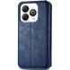 Чехол Deexe Rhombus Wallet для ZTE Blade A75 - Blue (361512L). Фото 5 из 9