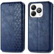 Чехол Deexe Rhombus Wallet для ZTE Blade A75 - Blue (361512L)