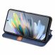 Чехол Deexe Rhombus Wallet для ZTE Blade A75 - Blue (361512L). Фото 3 из 9