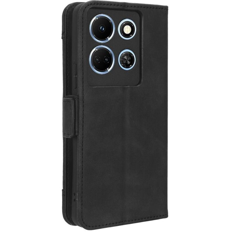 Чехол Deexe Wallet Stand для Infinix Note 30 - Black: фото 7 из 7