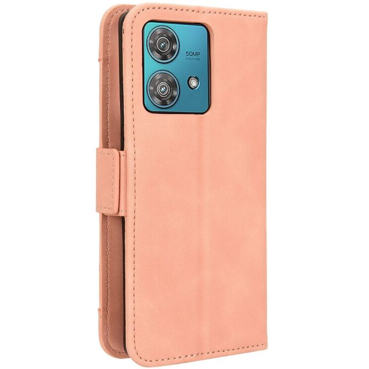 Чохол Deexe Wallet Stand для Motorola Edge 40 Neo - Pink: фото 7 з 7