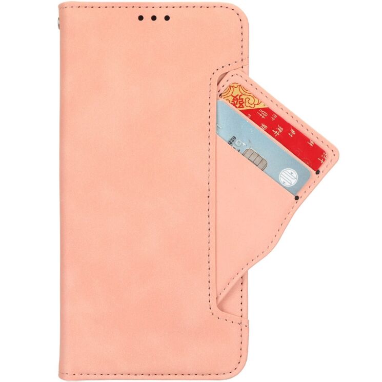 Чохол Deexe Wallet Stand для Motorola Edge 40 Neo - Pink: фото 2 з 7