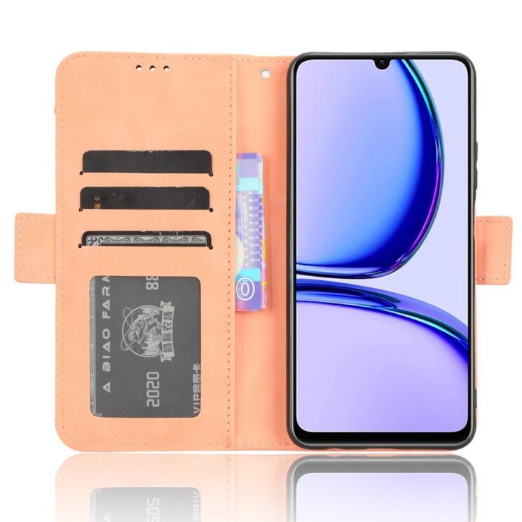 Чехол Deexe Wallet Stand для Realme C53 / C51 / Note 50 - Pink: фото 3 из 7