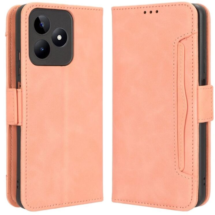 Чехол Deexe Wallet Stand для Realme C53 / C51 / Note 50 - Pink: фото 1 из 7