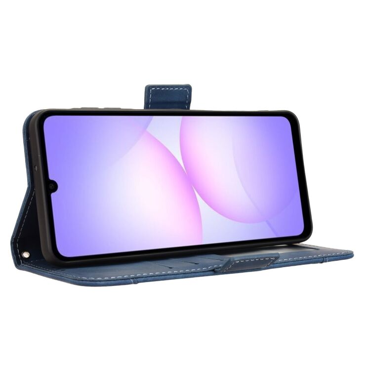 Чехол Deexe Wallet Stand для Samsung Galaxy A07 (A075) - Blue: фото 6 из 15