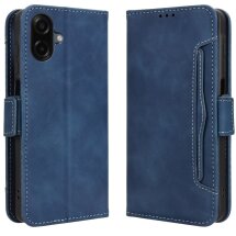 Чехол Deexe Wallet Stand для Samsung Galaxy A07 (A075) - Blue: фото 1 из 15