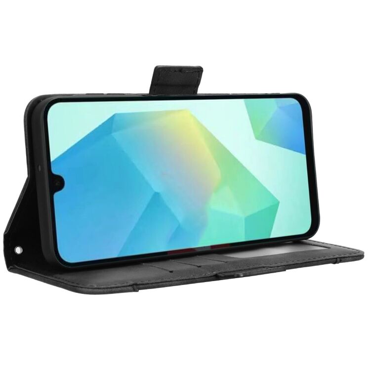 Чехол Deexe Wallet Stand для Samsung Galaxy A16 (A165) / Galaxy A26 (A266) / Galaxy A17 (A176) - Black: фото 6 из 15