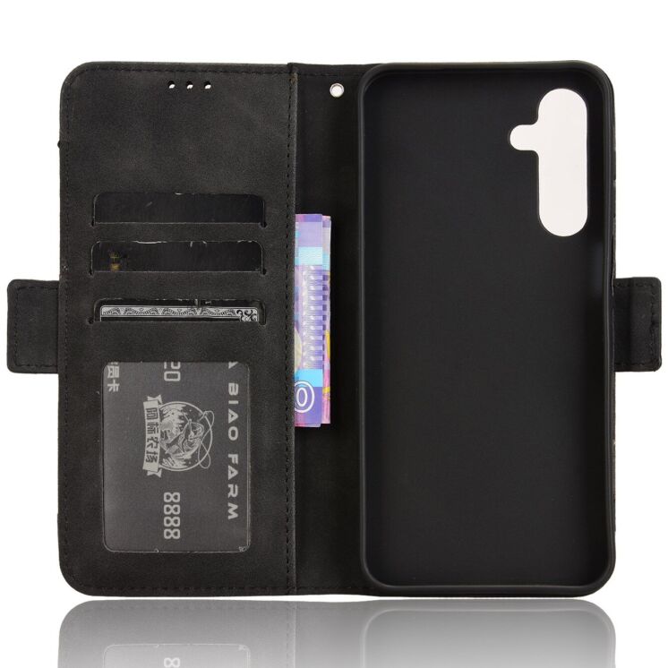 Чехол Deexe Wallet Stand для Samsung Galaxy A16 (A165) / Galaxy A26 (A266) / Galaxy A17 (A176) - Black: фото 4 из 15