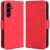 Чехол Deexe Wallet Stand для Samsung Galaxy A35 (A356) - Red: фото 1 из 7