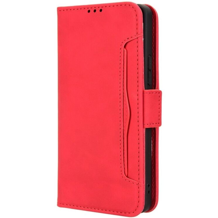 Чехол Deexe Wallet Stand для TECNO Pova 6 - Red: фото 5 из 8