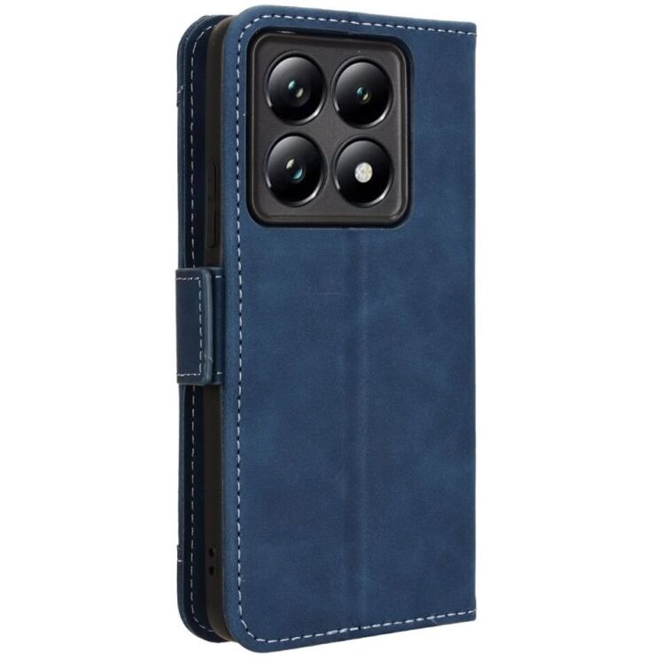 Чехол Deexe Wallet Stand для Xiaomi 14T - Blue: фото 6 из 7
