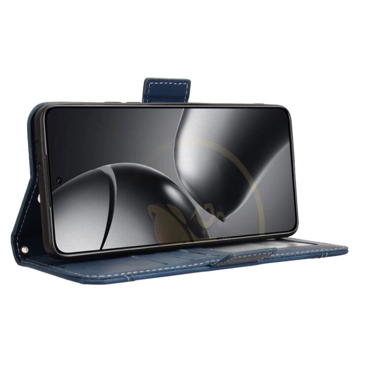 Чехол Deexe Wallet Stand для Xiaomi 14T - Blue: фото 4 из 7
