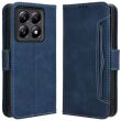 Чехол Deexe Wallet Stand для Xiaomi 14T - Blue (365708L)