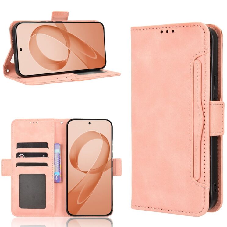 Чехол Deexe Wallet Stand для Xiaomi Poco F8 Ultra - Pink (403405P) Чехол Deexe Wallet Stand для Xiaomi Poco F8 Ultra - Pink: фото 7 из 14