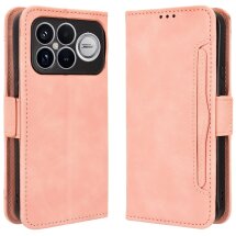 Чехол Deexe Wallet Stand для Xiaomi Poco F8 Ultra - Pink: фото 1 из 14