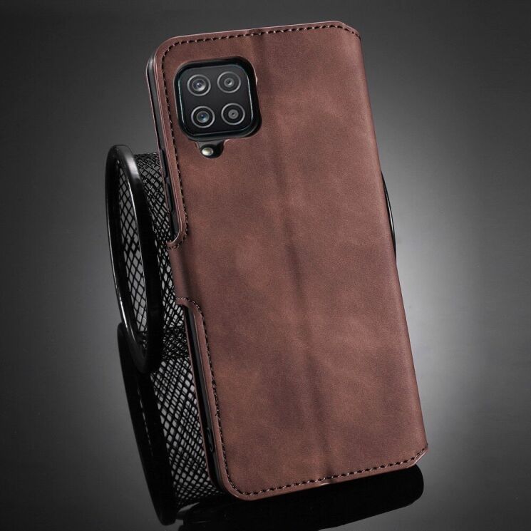 Чехол DG.MING Retro Style для Samsung Galaxy A12 (A125) / A12 Nacho (A127) / M12 (M127) - Coffee: фото 9 из 10