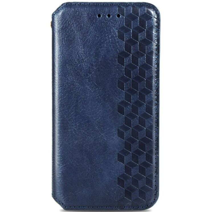 Чехол GETMAN Rhombus Wallet для ZTE Blade V2020 - Blue: фото 1 из 5