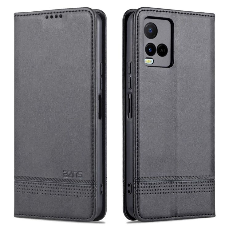 Чехол-книжка AZNS Classic Series для VIVO Y33s / Y21 / Y21s - Black: фото 1 из 12