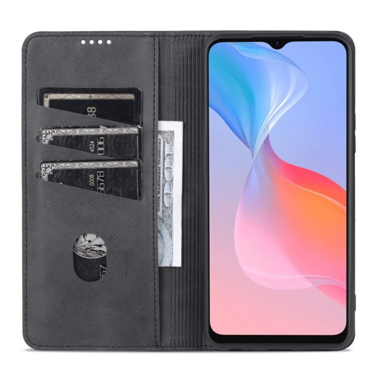 Чехол-книжка AZNS Classic Series для VIVO Y33s / Y21 / Y21s - Black: фото 4 из 12