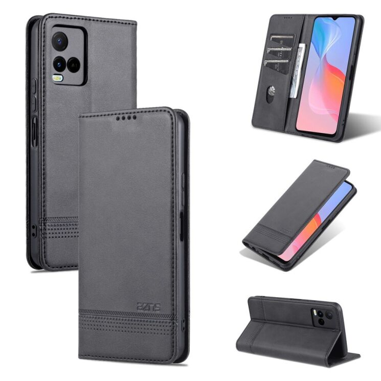 Чехол-книжка AZNS Classic Series для VIVO Y33s / Y21 / Y21s - Black: фото 10 из 12