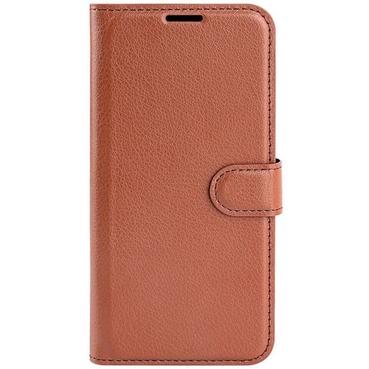 Чехол-книжка Deexe Book Type для Infinix Hot 20i (X665E) - Brown: фото 4 из 8