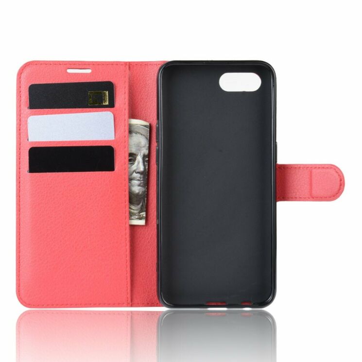 Чехол-книжка Deexe Book Type для Realme C2 - Red: фото 3 из 6