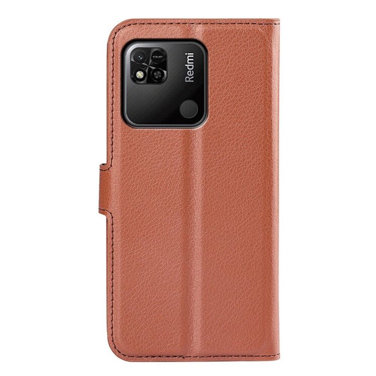 Чехол-книжка Deexe Book Type для Xiaomi Redmi 10A - Brown: фото 4 из 8