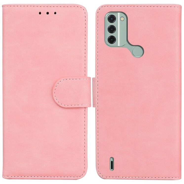 Чохол-книжка Deexe Classic Series для Nokia C31 - Pink: фото 1 з 8