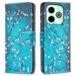 Чехол-книжка Deexe Color Wallet для Infinix Hot 40 / 40 Pro - Plum Blossom (344707C)