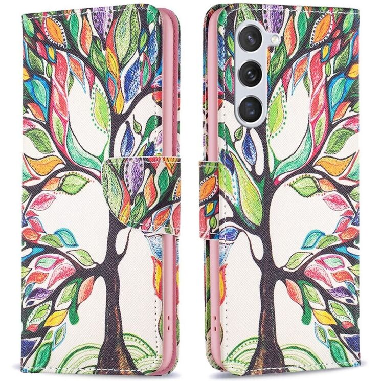 Чехол-книжка Deexe Color Wallet для Samsung Galaxy S24 (S921) / Galaxy S25 (S931) - Life Tree: фото 1 из 7