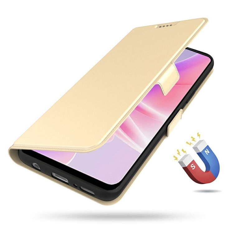 Чехол-книжка Deexe Faro Wallet для Infinix Hot 50 - Black: фото 4 из 7