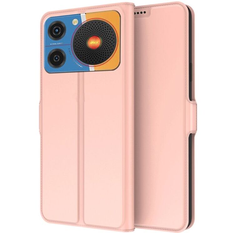 Чохол-книжка Deexe Faro Wallet для ZTE Nubia Music - Rose Gold: фото 1 з 7