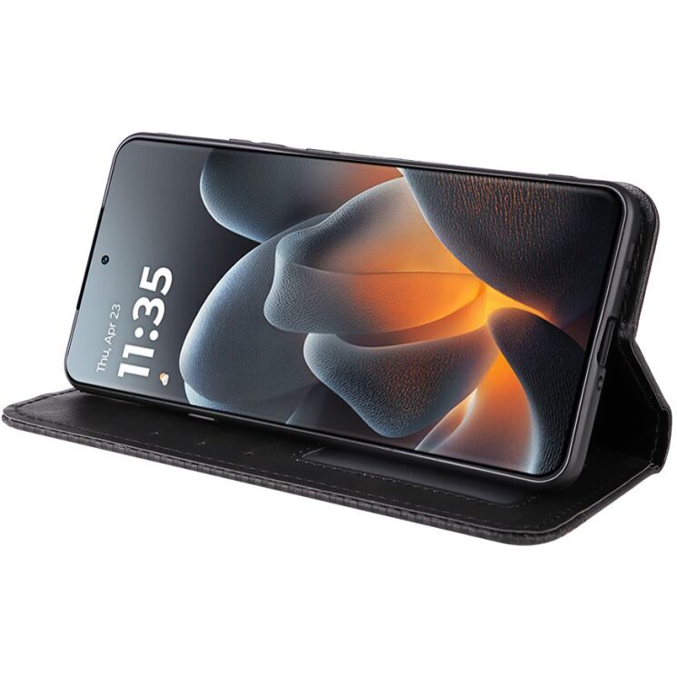 Чехол-книжка Deexe Retro Style для Motorola Signature - Black: фото 15 из 20