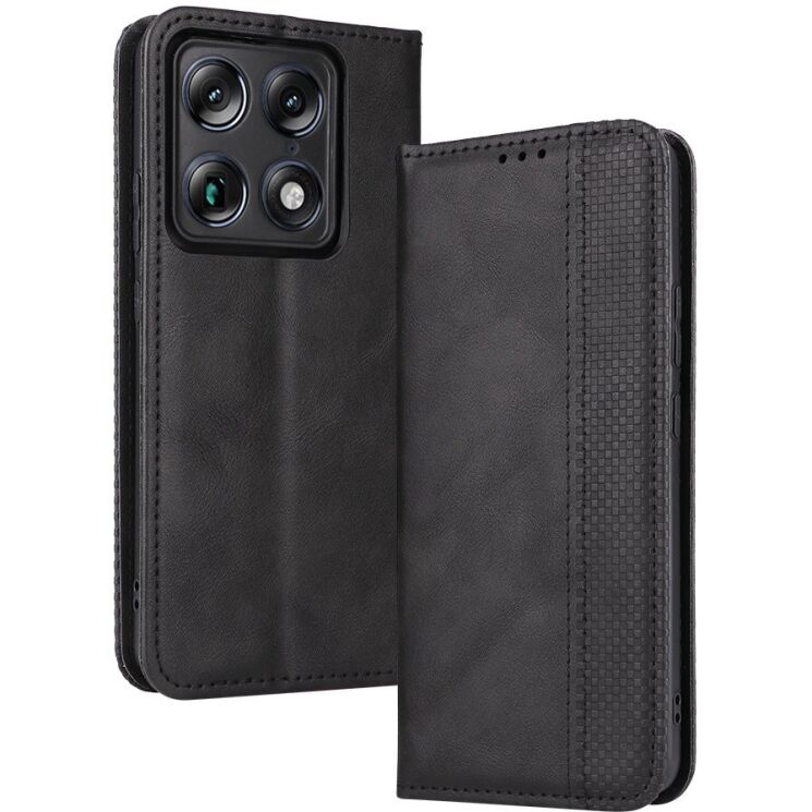 Чехол-книжка Deexe Retro Style для Motorola Signature - Black: фото 1 из 20