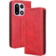 Чехол-книжка Deexe Retro Style для OnePlus 15 - Red (391307R)
